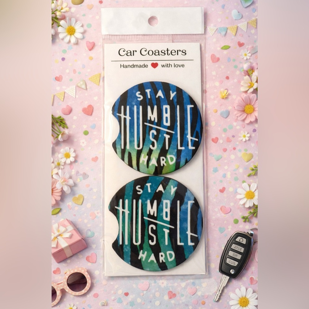 Inspirational Car Coasters Set